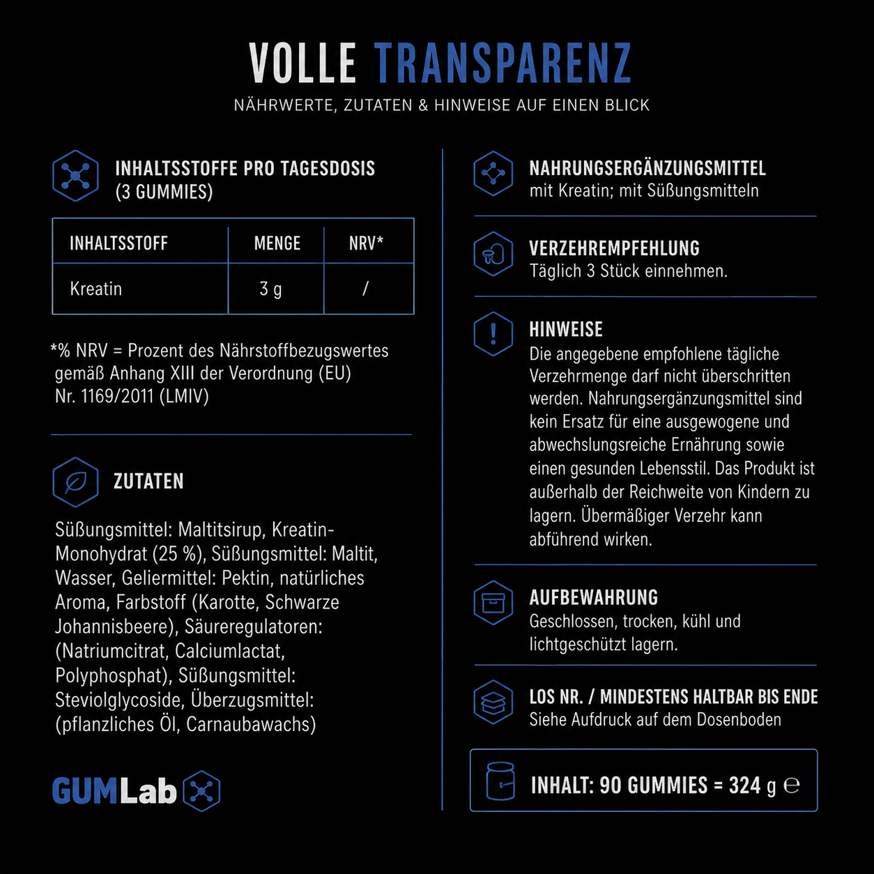 Creatine Gummies – Kirsche | Kreatin-Monohydrat
