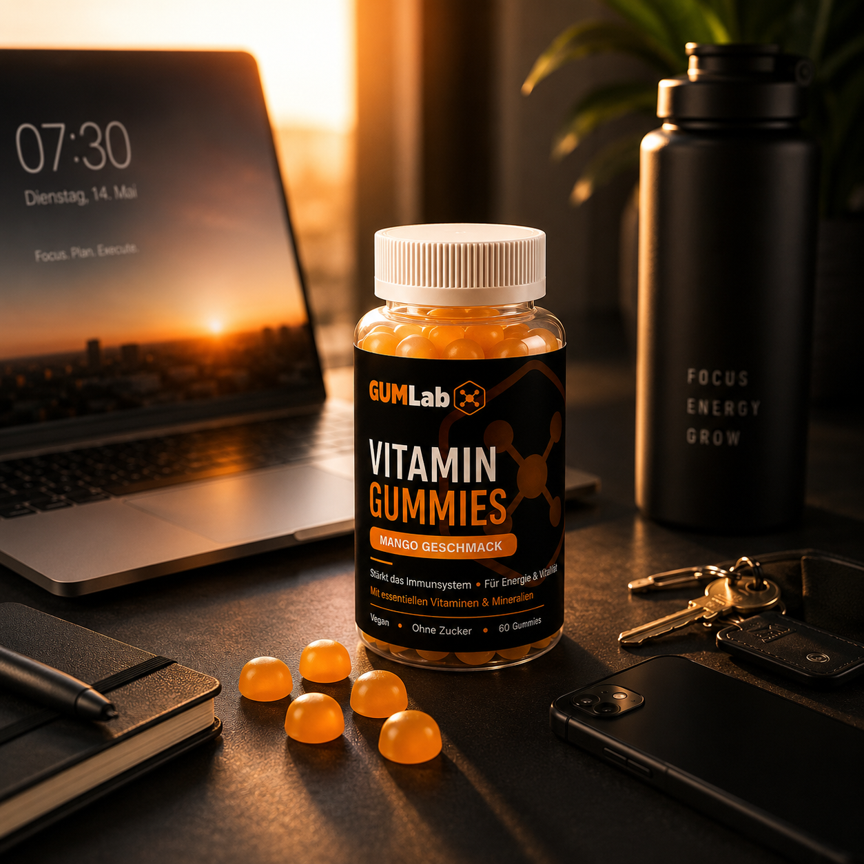Vitamin Gummies – Mango | 10 Vitamine + Mineralstoffe